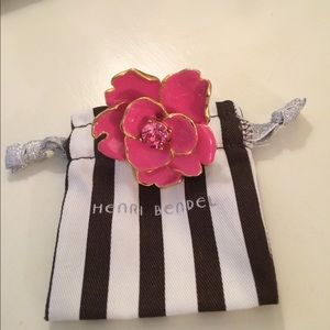 Pink flower ring from Henri Bendels